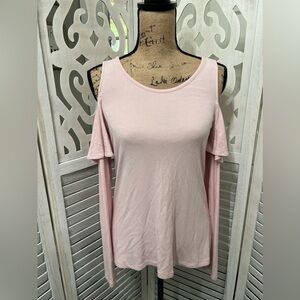 Michael Kors Cold Shoulder Long Sleeve Blouse